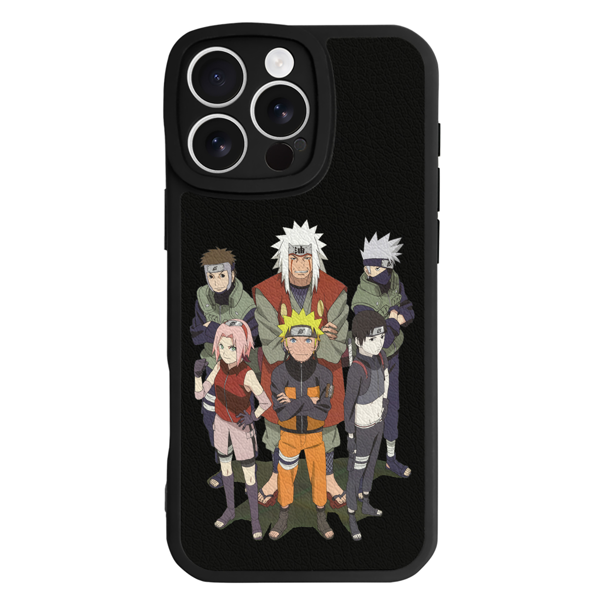 （画像用） NARUTO -ナルト- うずまき ナルト Uzumaki Naruto 【iPhone 16シリーズ対応】シリコンスマホケース（レザー調） 材質：シリコン